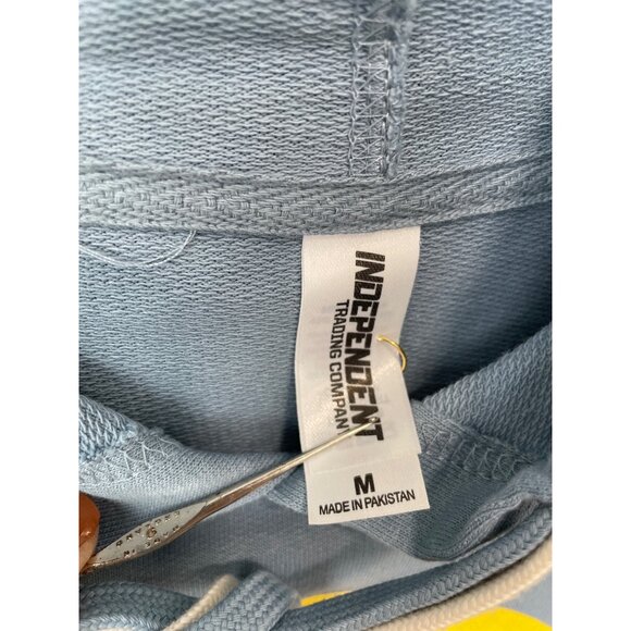 Good Land Supply Co Breck Pullover Hoodie Mens Medium Blue Cotton Polyester NEW - Picture 4 of 9